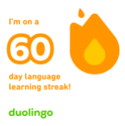 My 60th day of learning Spanish on Dueling...